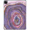 Lilac Watercolor Geode iPad Pro 11in (2024) Clear Case