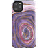 Lilac Watercolor Geode iPhone Cases