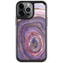 Lilac Watercolor Geode iPhone Cases