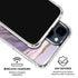 Lilac Watercolor Geode iPhone 15 Clear Case