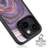 Lilac Watercolor Geode iPhone 15 Plus Kickstand Case
