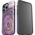 Lilac Watercolor Geode iPhone 15 Pro Impact Case