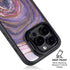Lilac Watercolor Geode iPhone 15 Pro Kickstand Case