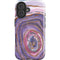 Lilac Watercolor Geode iPhone 16 Plus Impact Case