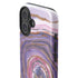 Lilac Watercolor Geode iPhone 16 Plus Impact Case