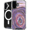 Lilac Watercolor Geode iPhone 16 Plus MagSafe Case