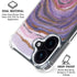 Lilac Watercolor Geode iPhone 16 Plus MagSafe Case