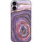 Lilac Watercolor Geode iPhone 16 Plus Skin