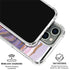 Lilac Watercolor Geode iPhone 16 Pro Max Clear Case