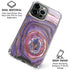 Lilac Watercolor Geode iPhone 16 Pro Max Clear Case