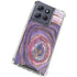 Lilac Watercolor Geode Moto G Power 5G (2025) Clear Case
