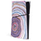 Lilac Watercolor Geode PS5 Slim Digital Edition Console Skin