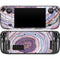 Lilac Watercolor Geode Steam Deck Handheld Gaming Computer OLED Skin
