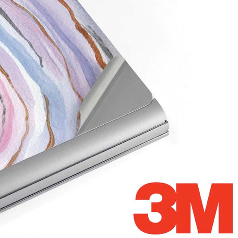 Lilac Watercolor Geode Surface Book 2 15in Skin