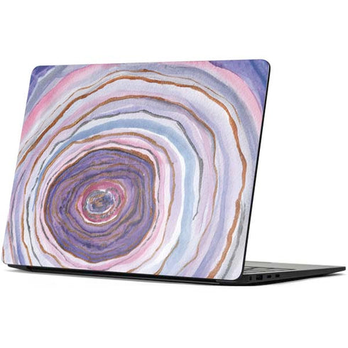 Lilac Watercolor Geode Surface Laptop 7 13.8in Skin
