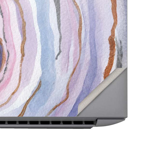Lilac Watercolor Geode HP ZBook Fury 16 G10 Skin