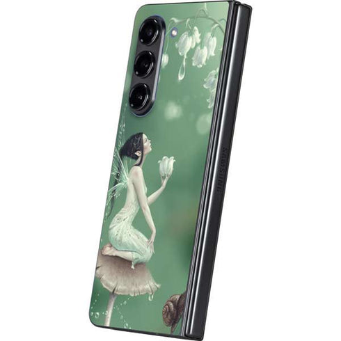 Lily of the Valley by Rachel Anderson Galaxy Z Fold5 5G Skin