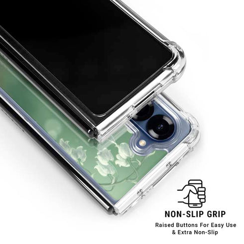 Lily of the Valley by Rachel Anderson Galaxy Z Fold6 Clear Case