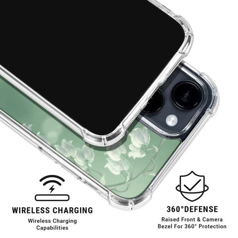 Lily of the Valley by Rachel Anderson iPhone 15 Clear Case