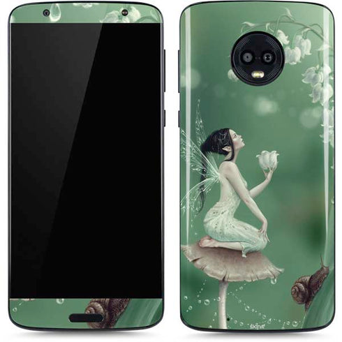 Lily of the Valley by Rachel Anderson Moto G6 Skin