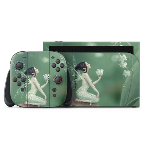 Lily of the Valley by Rachel Anderson Nintendo Switch 2 (2025) with Joy-Con Skin