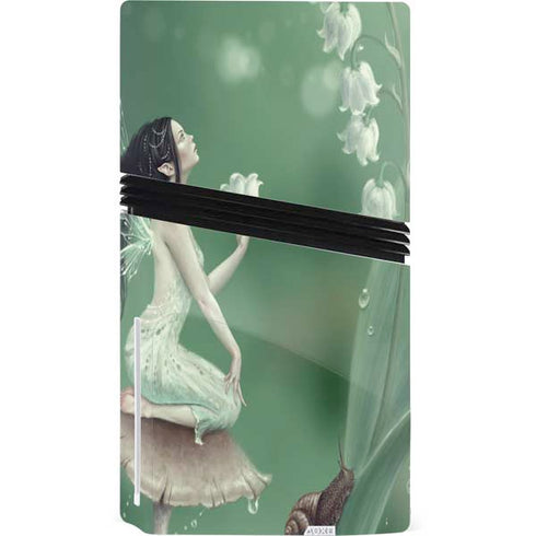 Lily of the Valley by Rachel Anderson PS5 Pro Disk Console Skin