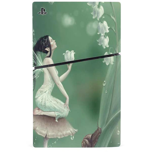 Lily of the Valley by Rachel Anderson PS5 Slim Digital Edition Console Skin