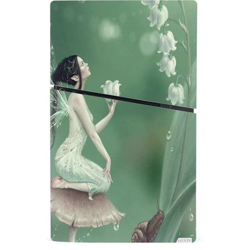 Lily of the Valley by Rachel Anderson PS5 Slim Digital Edition Console Skin