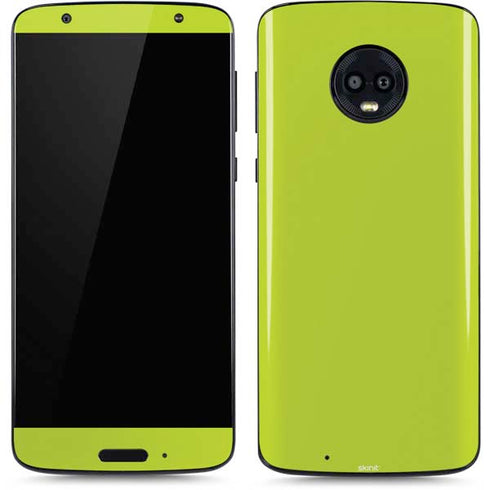 Lime Moto G6 Skin