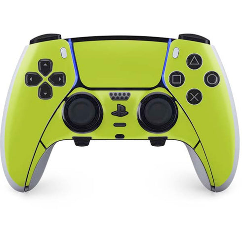 Lime Solid PS5 DualSense Edge Pro Controller Skin