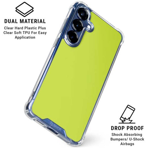 Lime Galaxy S25 Clear Case