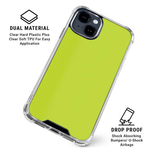 Lime iPhone 15 Clear Case