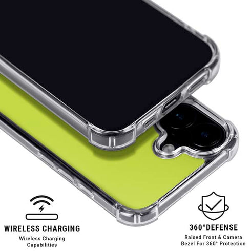 Lime iPhone 17 Clear Case