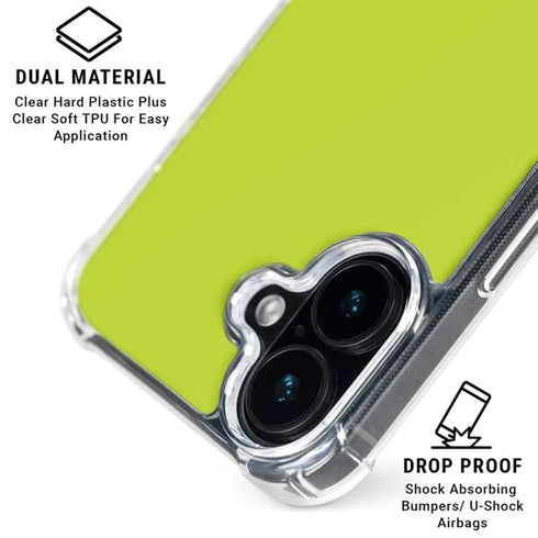 Lime iPhone 17 Clear Case