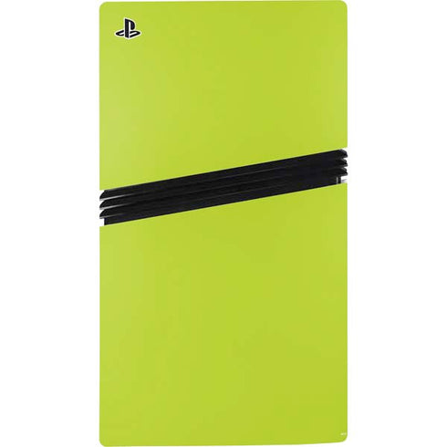 Lime PS5 Pro Disk Console Skin