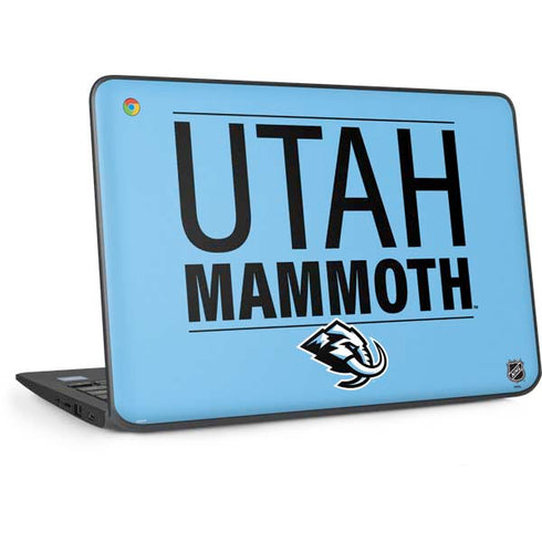 NHL Utah Mammoth Line-Up Series HP Chromebook Skin