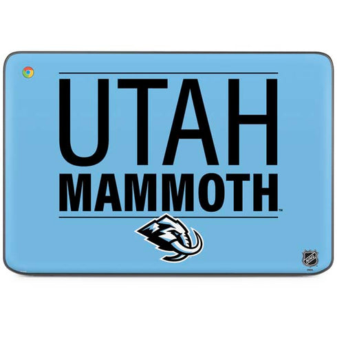 NHL Utah Mammoth Line-Up Series HP Chromebook Skin