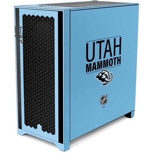 NHL Utah Mammoth Line-Up Series Corsair 4000D Tempered Glass Mid-Tower ATX Case Skin