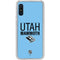 NHL Utah Mammoth Line-Up Series Galaxy A10e Clear Case