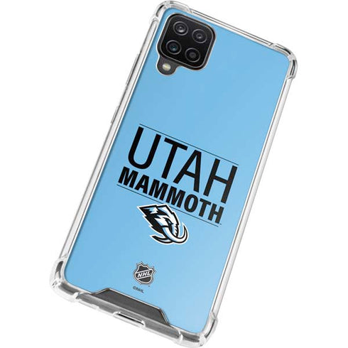 NHL Utah Mammoth Line-Up Series Galaxy A12 Clear Case
