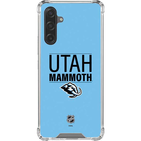 NHL Utah Mammoth Line-Up Series Galaxy A17 Clear Case