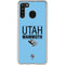 NHL Utah Mammoth Line-Up Series Galaxy A21 Clear Case