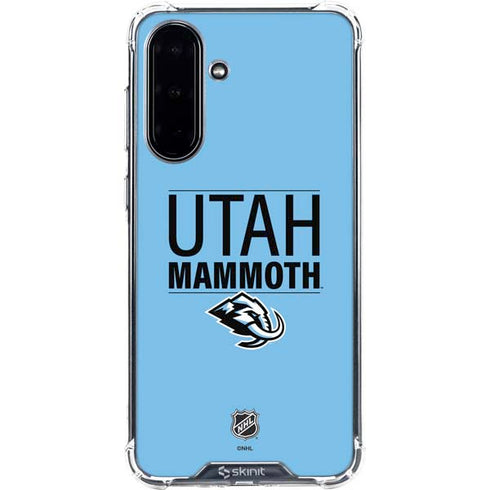 NHL Utah Mammoth Line-Up Series Galaxy A36 5G Clear Case
