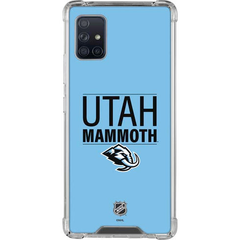 NHL Utah Mammoth Line-Up Series Galaxy A51 5G Clear Case