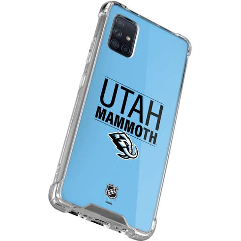 NHL Utah Mammoth Line-Up Series Galaxy A71 5G Clear Case