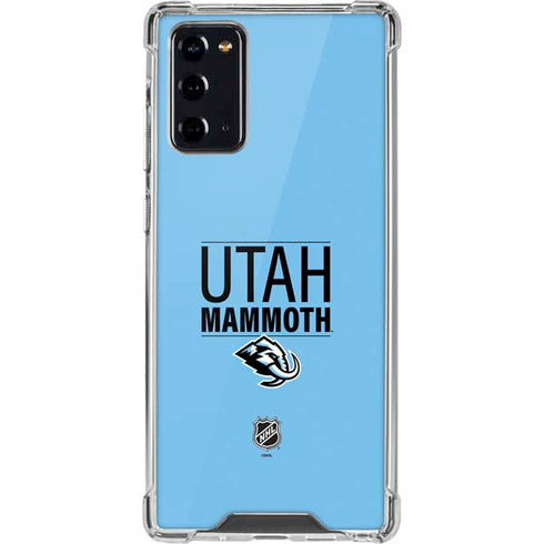 NHL Utah Mammoth Line-Up Series Galaxy Note20 5G Clear Case