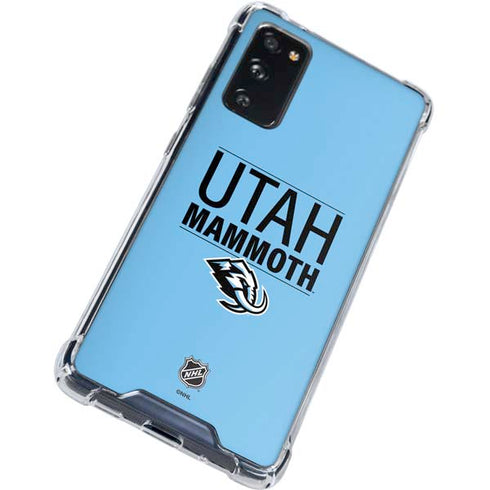 NHL Utah Mammoth Line-Up Series Galaxy S20 FE Clear Case