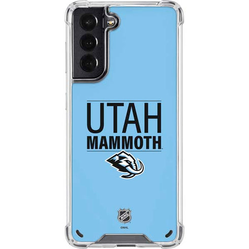 NHL Utah Mammoth Line-Up Series Galaxy S21 5G Clear Case