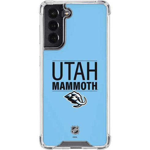 NHL Utah Mammoth Line-Up Series Galaxy S22 Clear Case