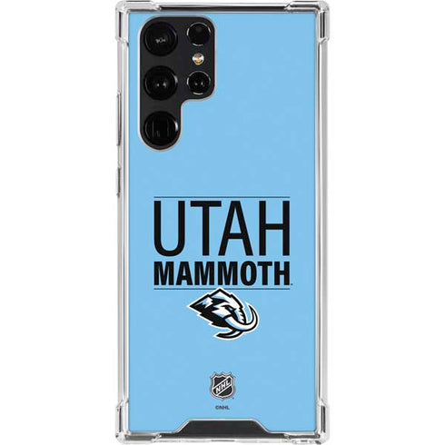 NHL Utah Mammoth Line-Up Series Galaxy S23 Ultra Clear Case